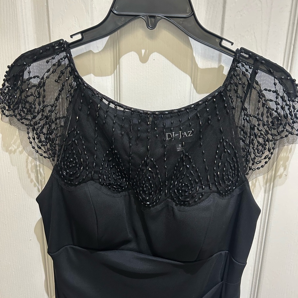 DI-JAZ Black Beaded Dress